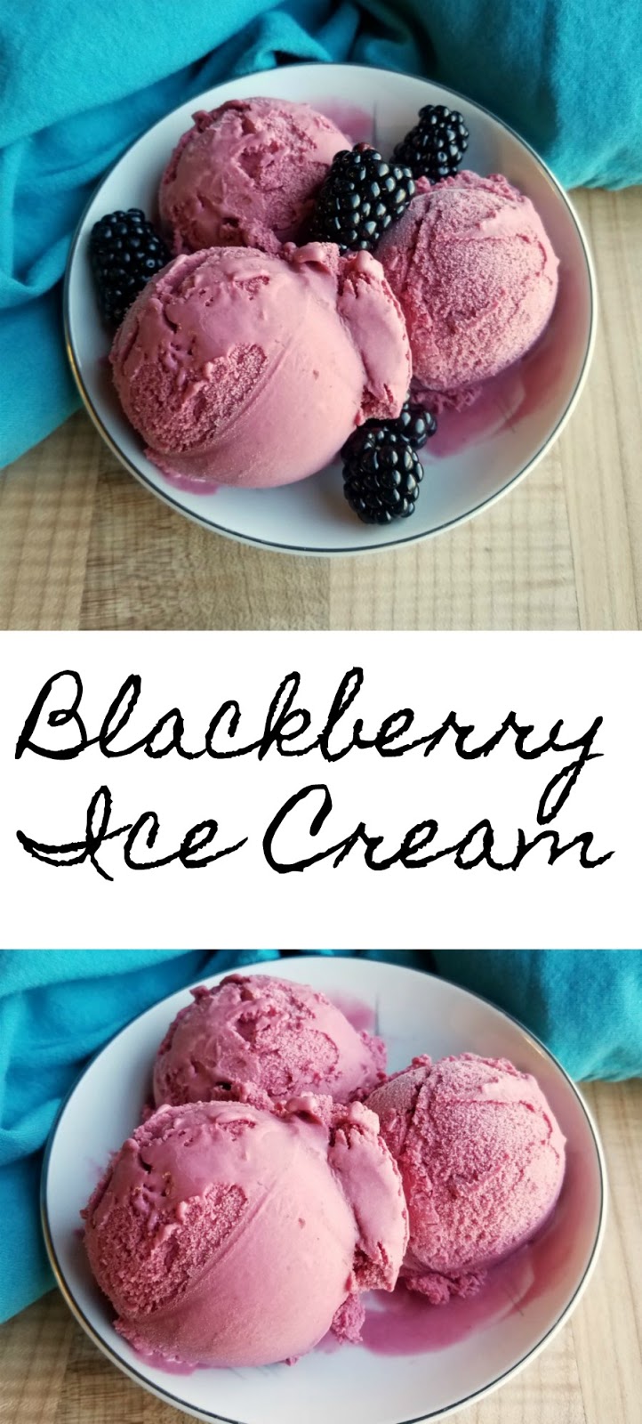 Cooking With Carlee Blackberry Ice Cream Made by MiMi