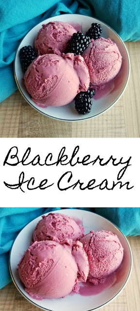 Sweet, smooth, creamy and full of fresh blackberry flavor! Summer just got a new favorite treat... blackberry ice cream!
