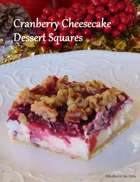 Cranberry Cheesecake Dessert Squares