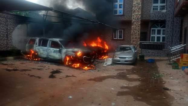 Photos: Properties razed in Anambra community after vigilante commander killed 27-year-old man six days to his wedding