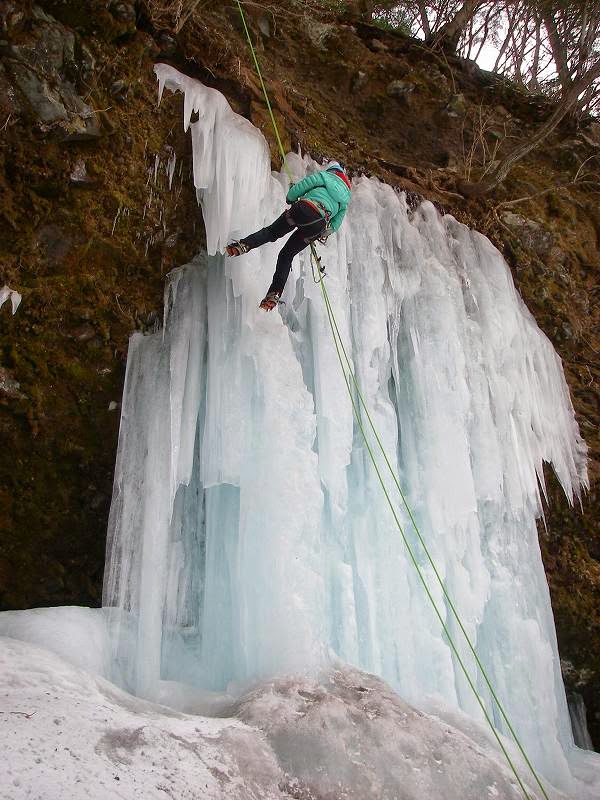 Ice Climbing in Japan 美濃戸口の氷瀑