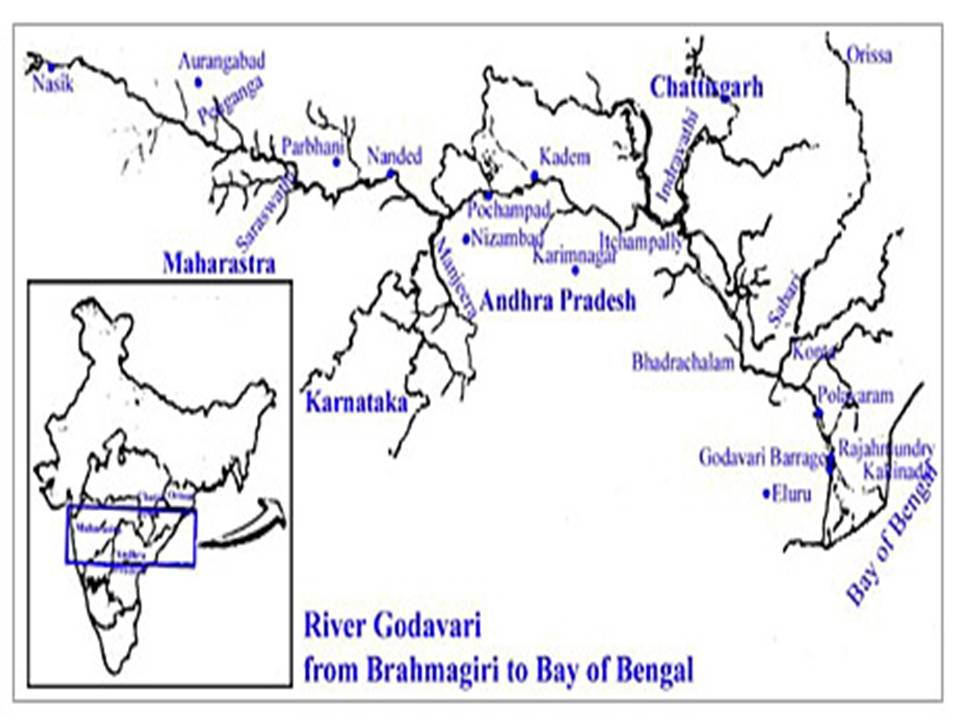 adilabad: godavari river course