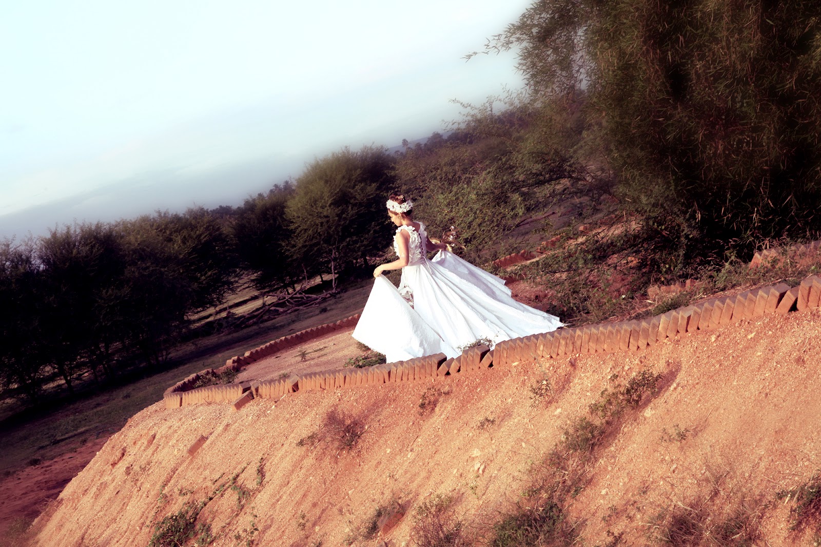 Handloom Preservation: Organic Cotton ~ Wedding Dress