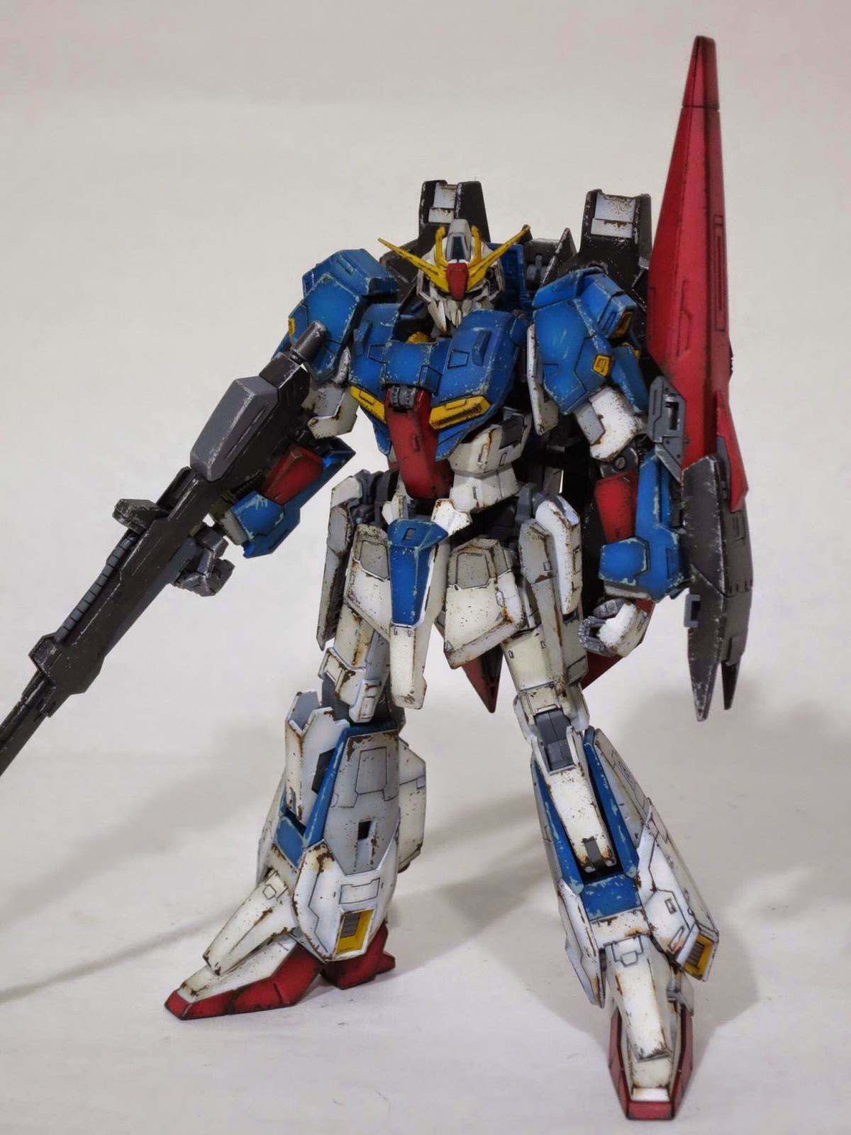 Custom Build RG 1/144 Zeta Gundam "Weathered" Gundam Kits Collection