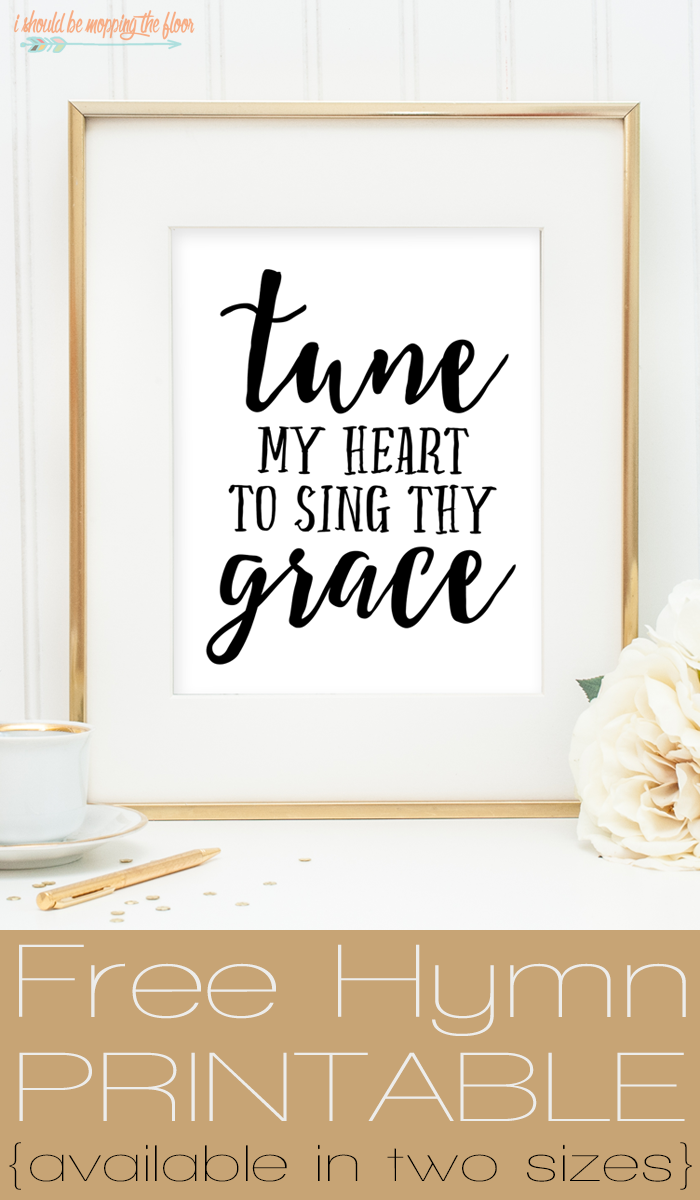 Free Scripture Printables | Tune My Heart... | Available in both 8x10 and 11x14 for instant download