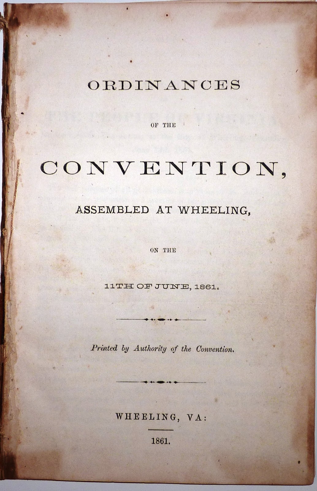 West Virginia Statehood