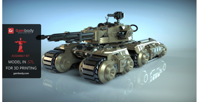Command&Conquer Mammoth Tank 3D Design