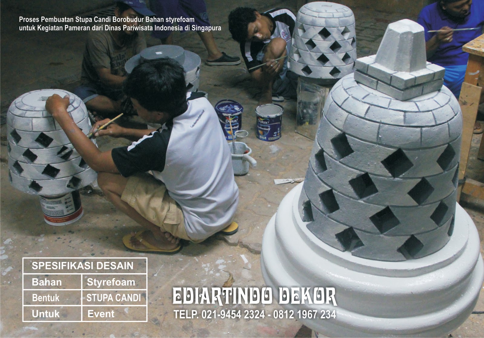 Gambar Misteri Pembuatan Candi Borobudur Jawa Jaman Dulu 6 Gambar di