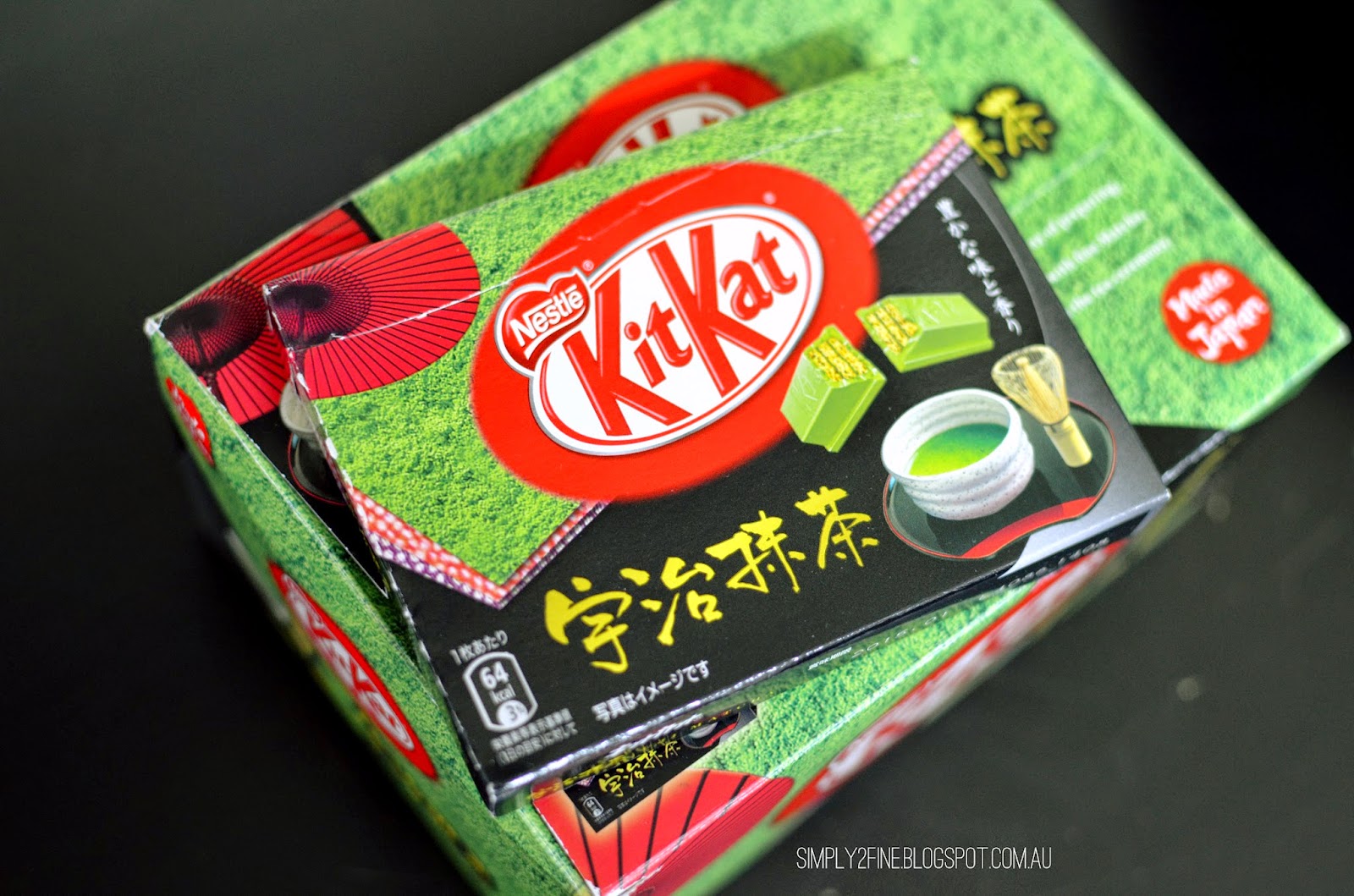 Simply 2 Fine Green Tea Kit Kat