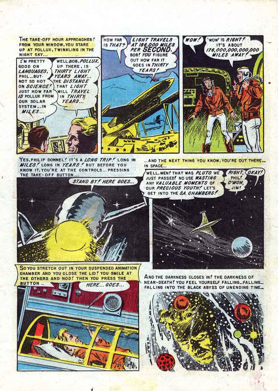 Al Williamson ec science fiction 1950s golden age comic book page art - Weird Fantasy v2 #15