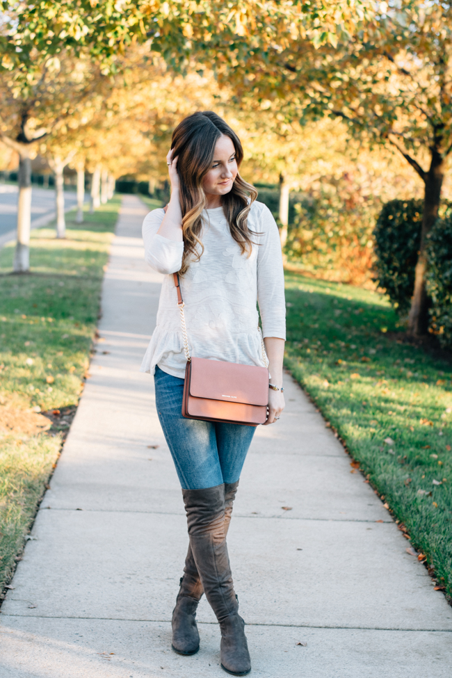 it's all good: Fall Essentials: Grey Over the Knee Boot