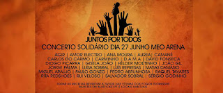Resultado de imagem para concerto solidário meo arena