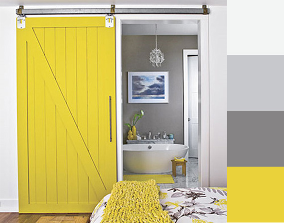 Colores Amarillo y Gris en la Decoración | Ideas para decorar, diseñar