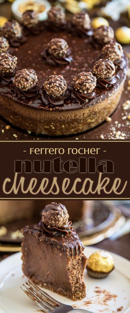 Ferrero Rocher Nutella Cheesecake Ferrero Rocher Nutella Cheesecake