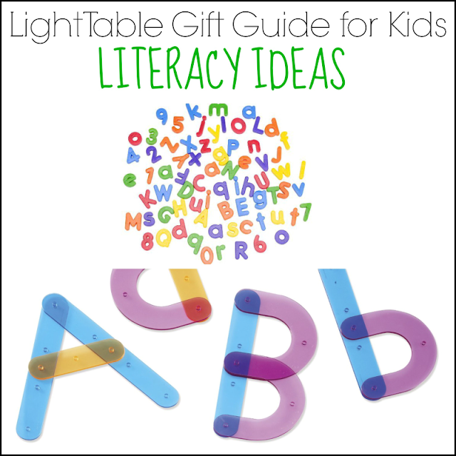 Light Table Gift Guide for Kids: Literacy Ideas from And Next Comes L