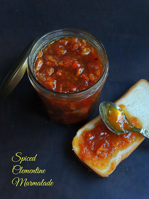 Spiced clementine marmalade, Clementine marmalade