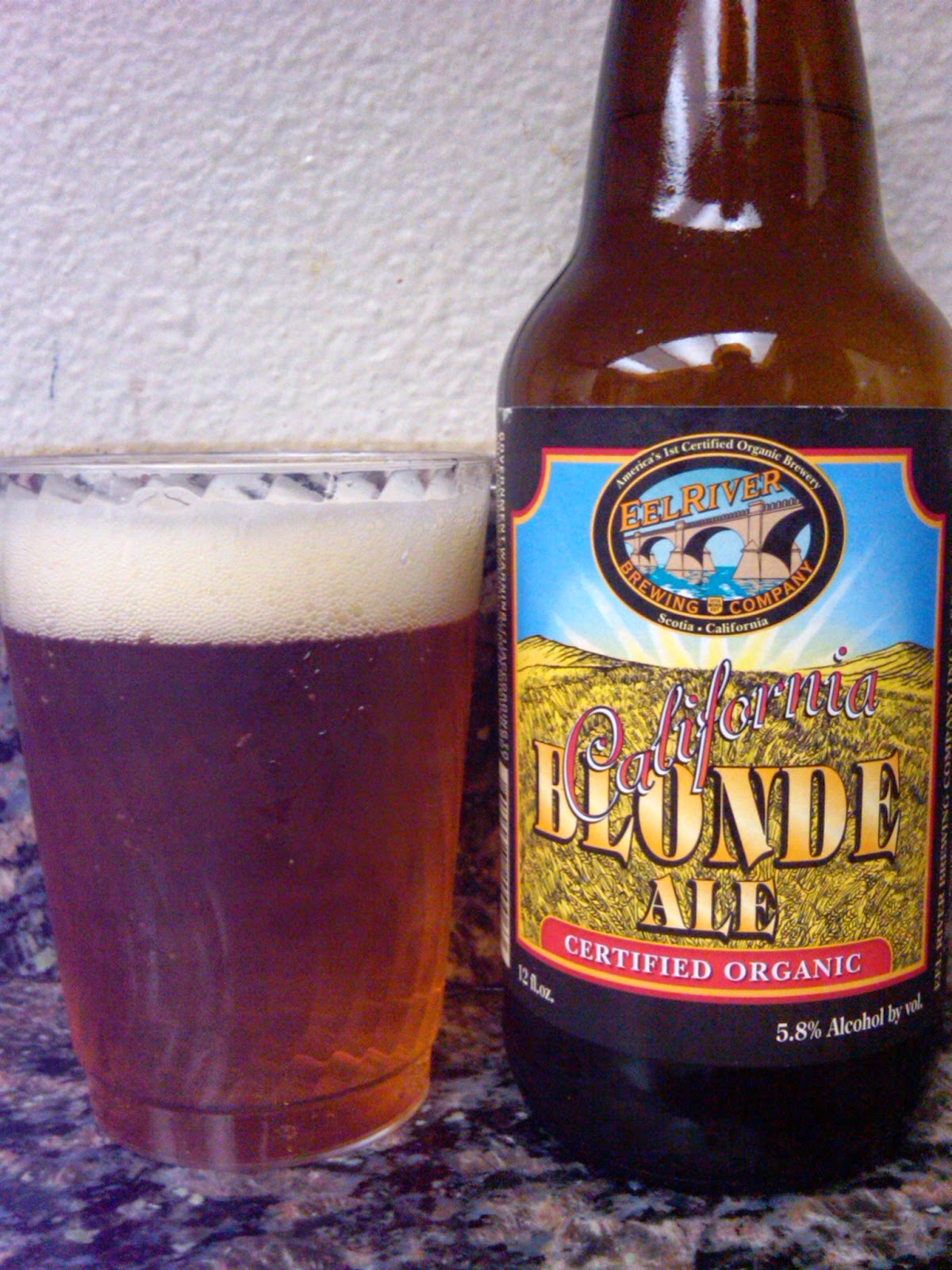 365 Days Of Beer Eel River California Blonde Organic Ale