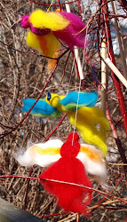 birds blows wind fly stick put then them