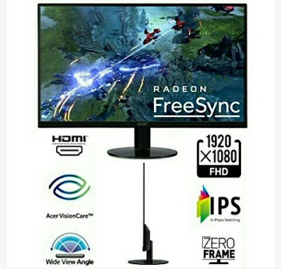 Acer PC Monitor - 21.5”
Smart Ultra-Thin Full HD LCD