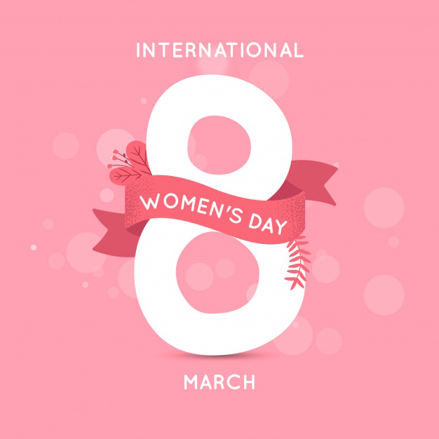 International women's day background Free Vector