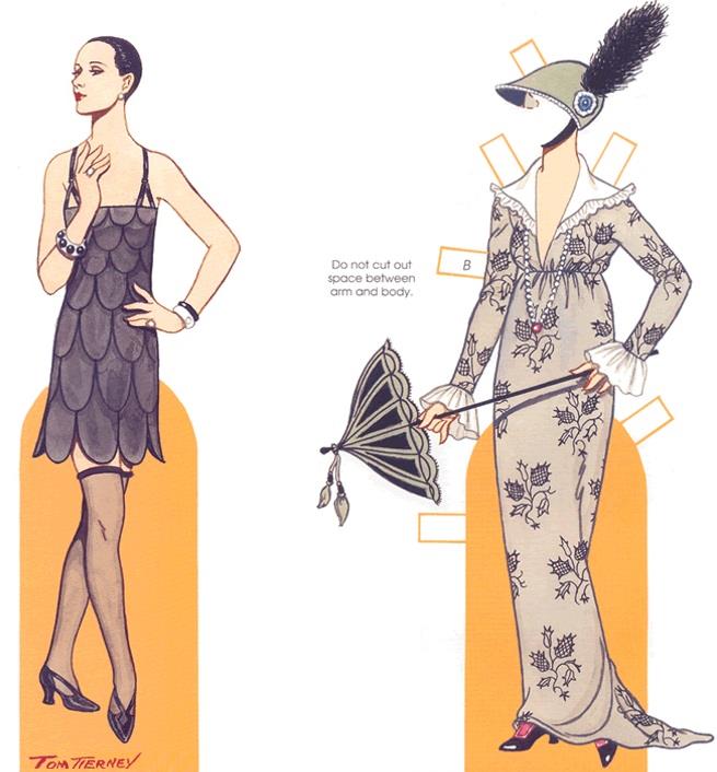 PAPERMAU Art Deco Fashions Dress Up Paper Dolls by Dover Publications