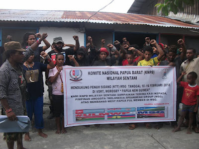 KNPB Wilayah Sentani dan Sektor Yapis Mendukung ULMWP Menjadi Anggota Penuh dalam KTT MSG KNPB Wilayah Sentani dan Sektor Yapis Mendukung ULMWP Menjadi Anggota Penuh dalam KTT MSG