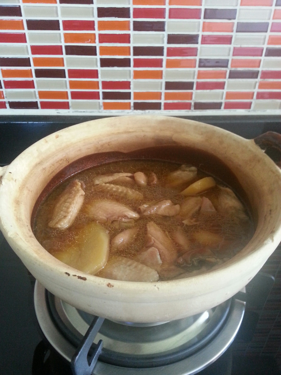 Summer Moments in Thailand Sesame oil Chicken with mushroom