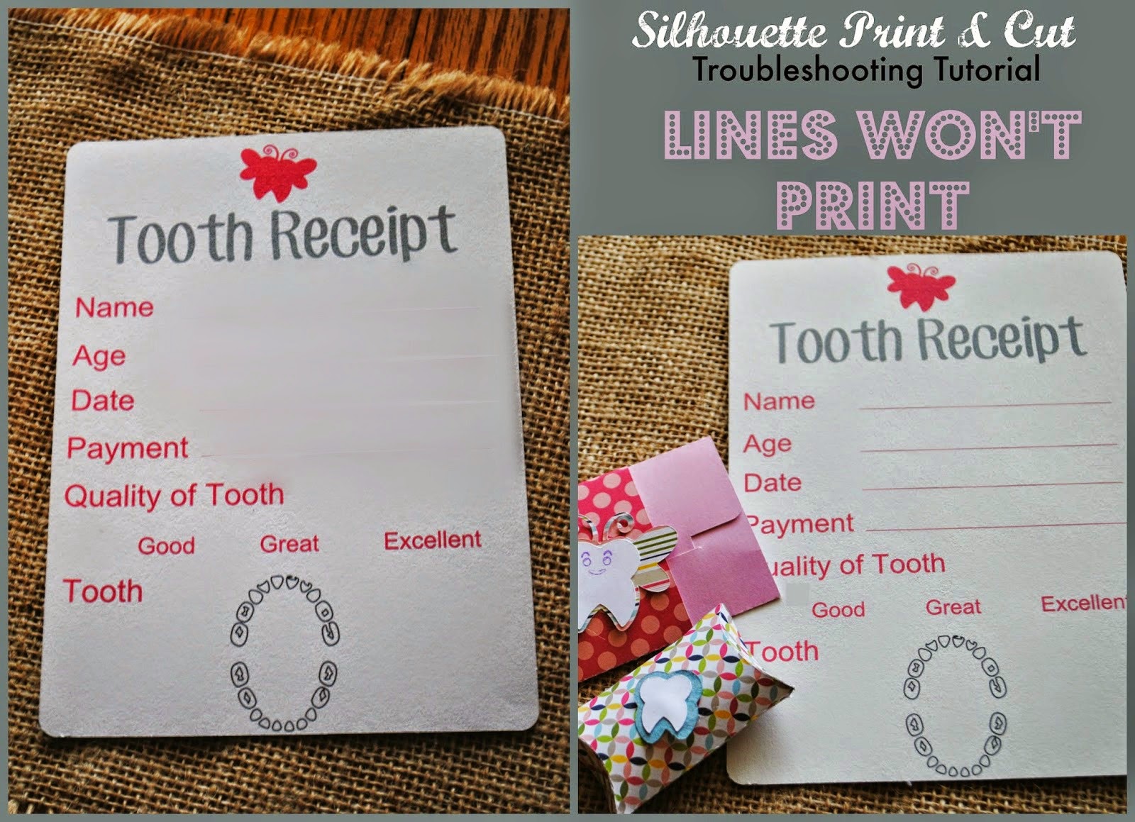 Print and cut silhouette troubleshooting lines not printing