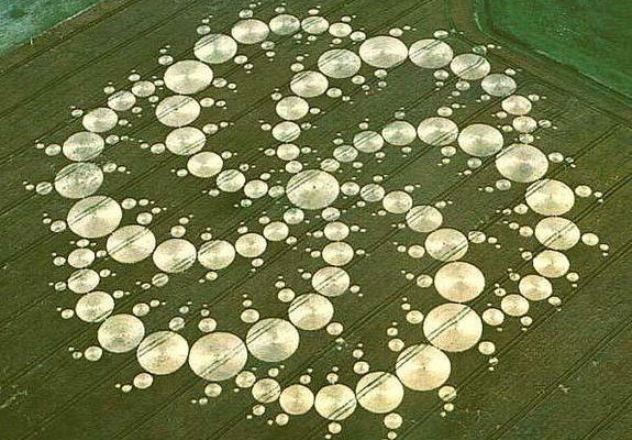 Crop circle aparecido en Wiltshire, Inglaterra