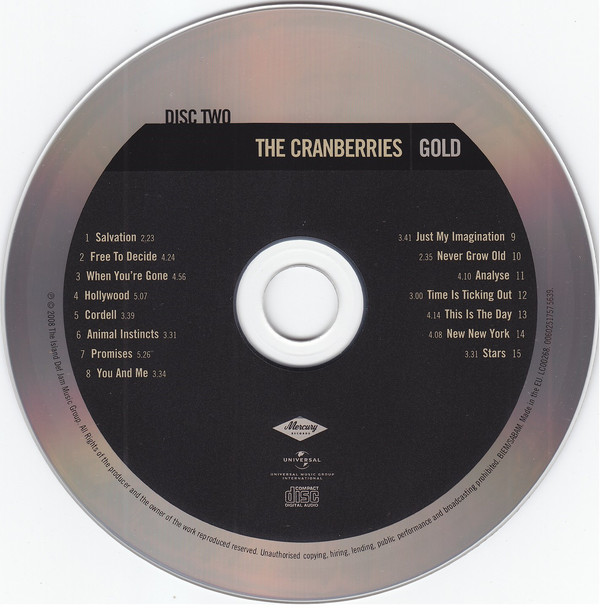 Missing Hits 7 THE CRANBERRIES GOLD (2 CDS)
