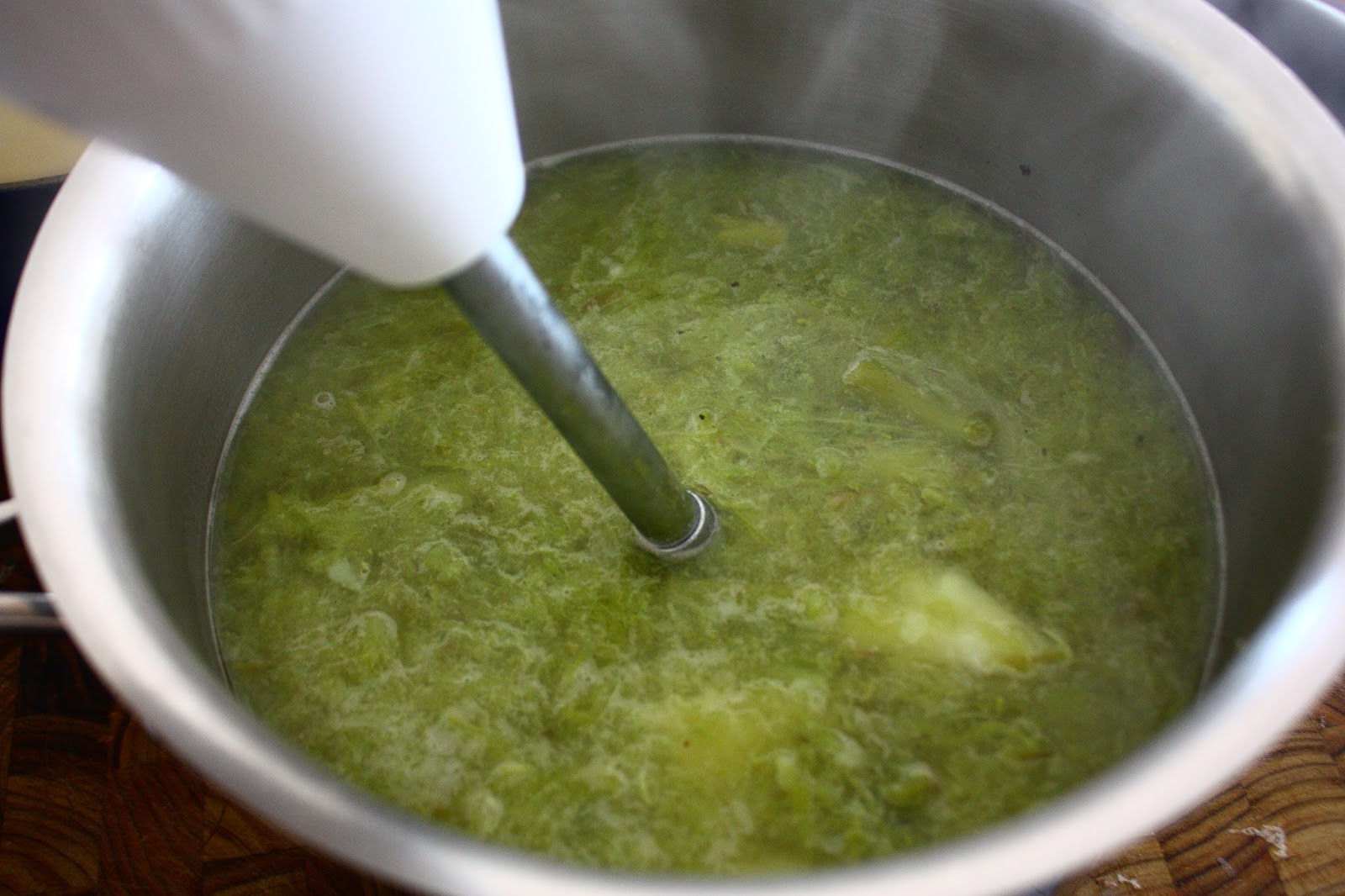 Kate's Weekend Kitchen Asparagus Soup