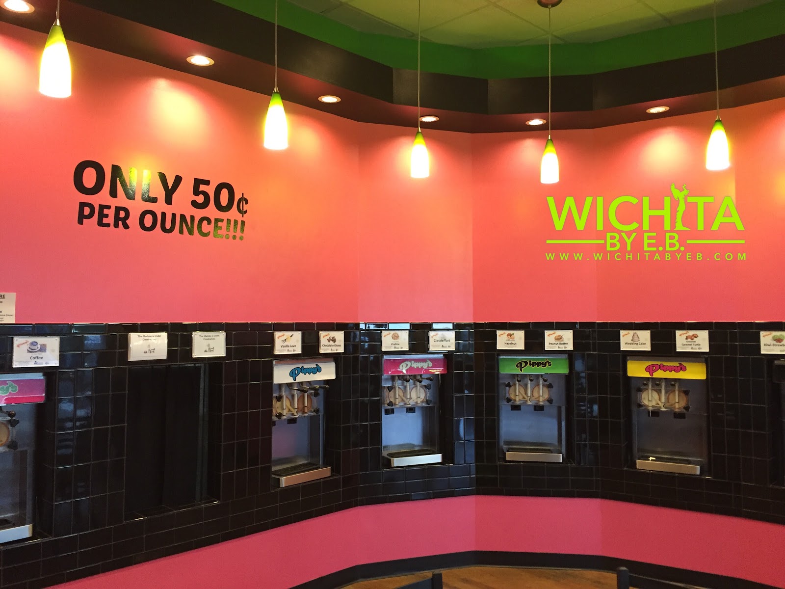 Pippy's Frozen Yogurt Review Featuring Cylee and Bella Wichita By E.B.