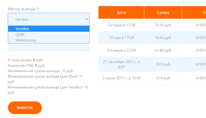 Информация по выплатам Информация по выплатам