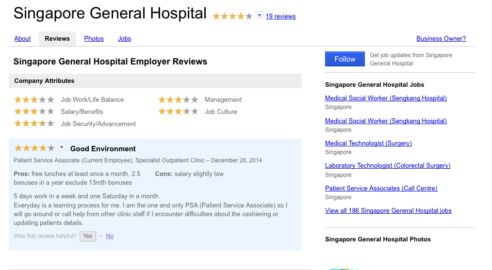 Singapore General Hospital (SGH) Reviews Singapore General Hospital (SGH) Reviews