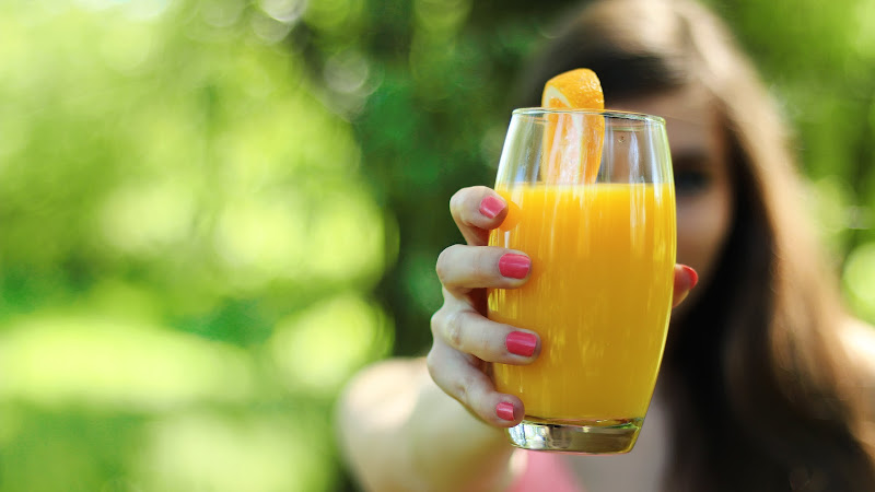 Girl with the Orange Juice