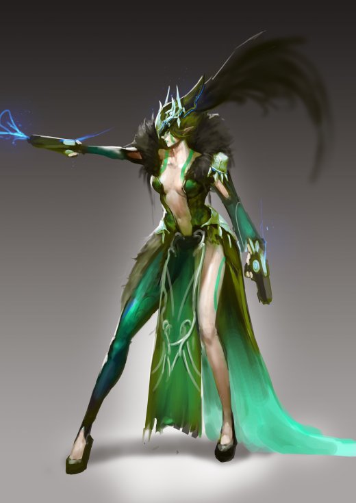 As ilustrações de fantasia para games de Jeff Chen Jeff Chen artstation deviantart arte ilustrações fantasia games