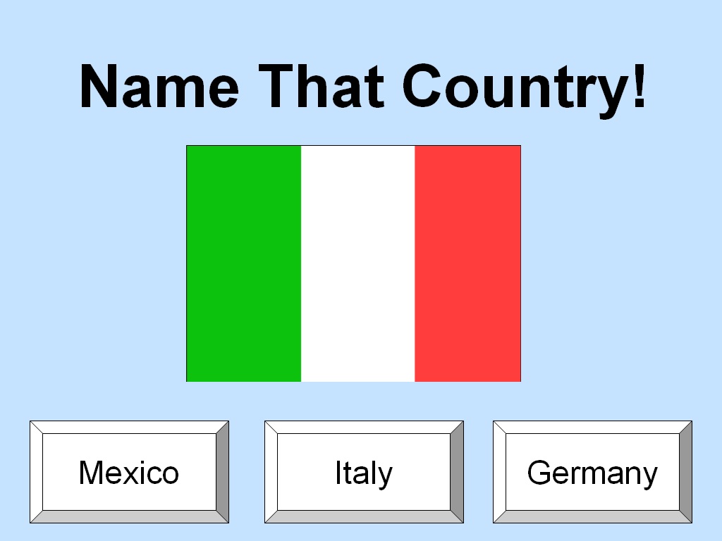 Student Survive 2 Thrive Name That Country Do You Know These Flags Which Country Has A Green White And Red Flag
