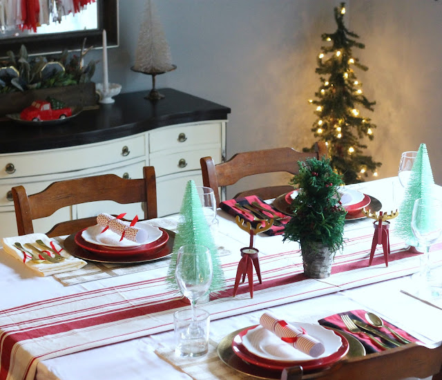 AK Party Studio Target Christmas Tablescape on a Budget