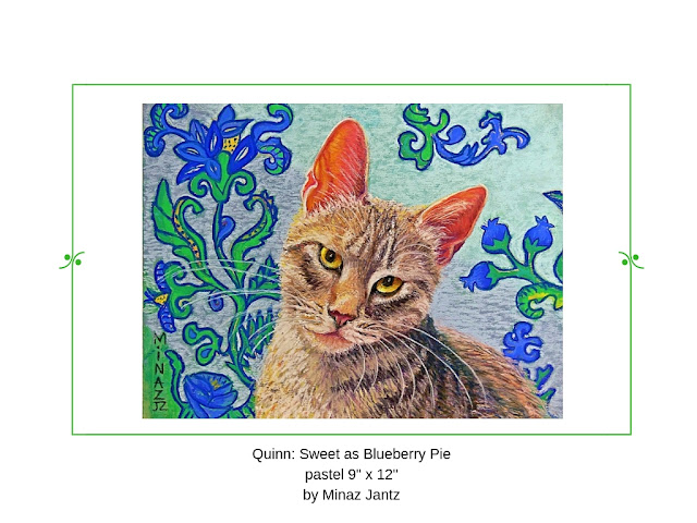 Quinn: Sweet as Blueberry Pie pet portrait by Minaz Jantz