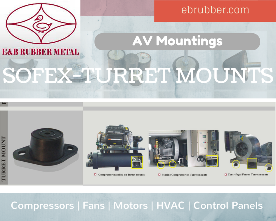 Dynemech Systems Vibration Control SOFEX Mounts Turret Mountings