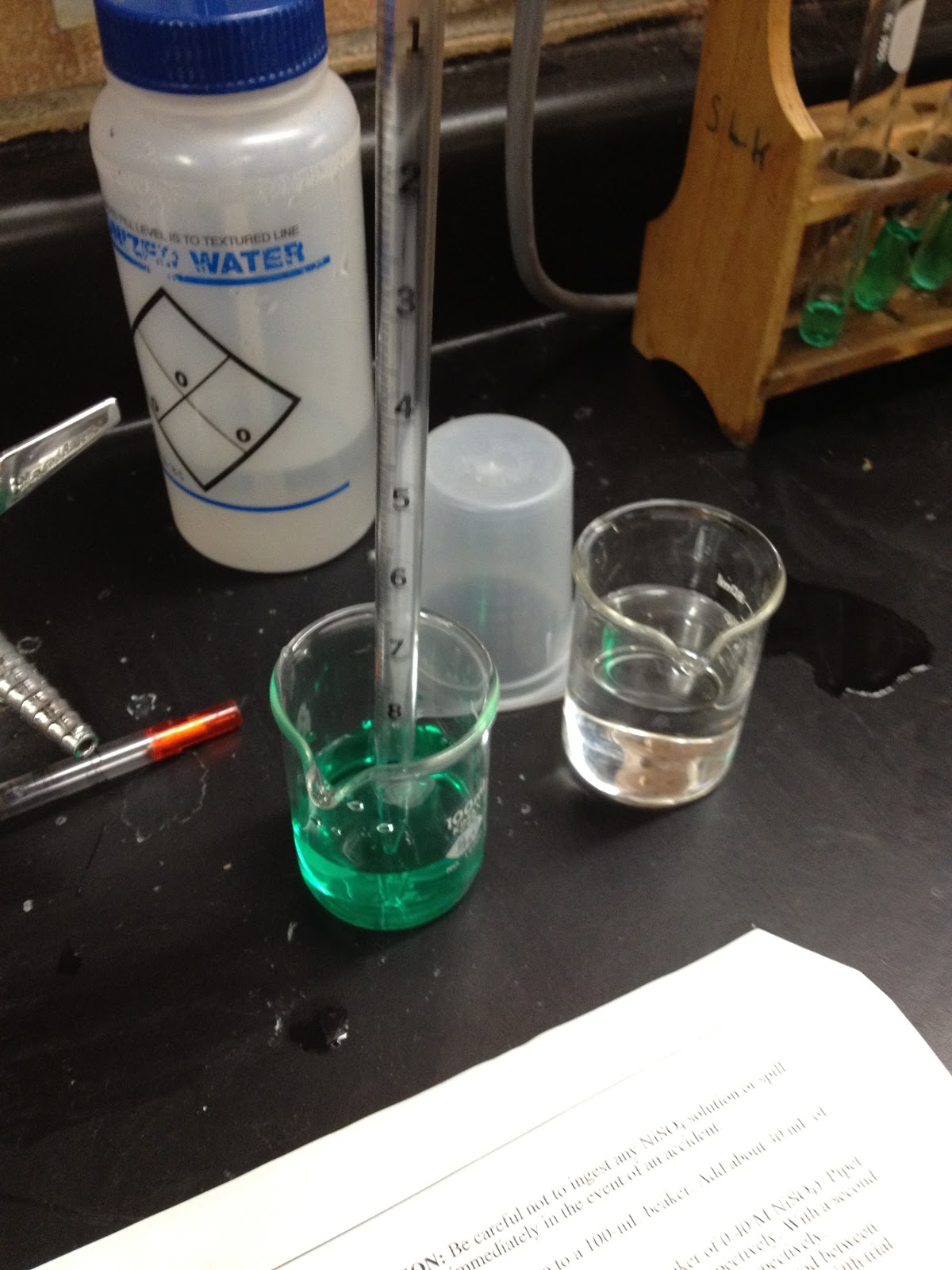 5th Hour Chemistry Cat Beer's Law Lab, but It Isn't About Beer, Just
