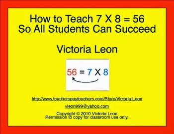 How to Teach 7 x 8 = 56 So All Students Can Succeed