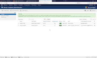 instalar un idioma en Joomla