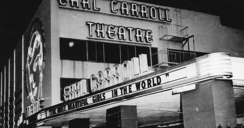 Los Angeles Theatres: Earl Carroll Theatre: history + exterior views