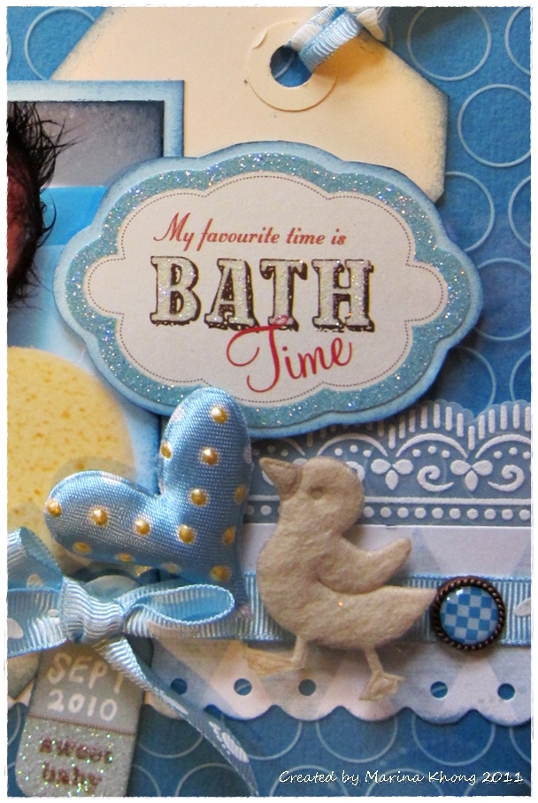 My Scrapspiration: Baby's First Bath