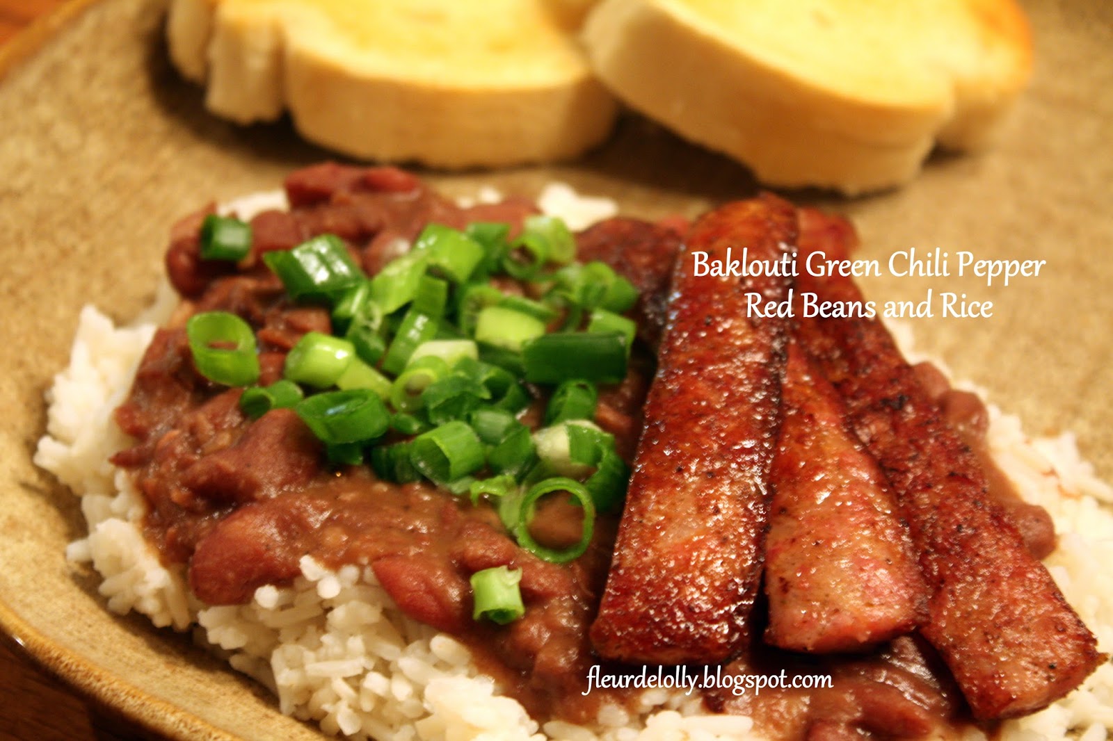 Fleur de Lolly Baklouti Green Chili Pepper Red Beans & Rice