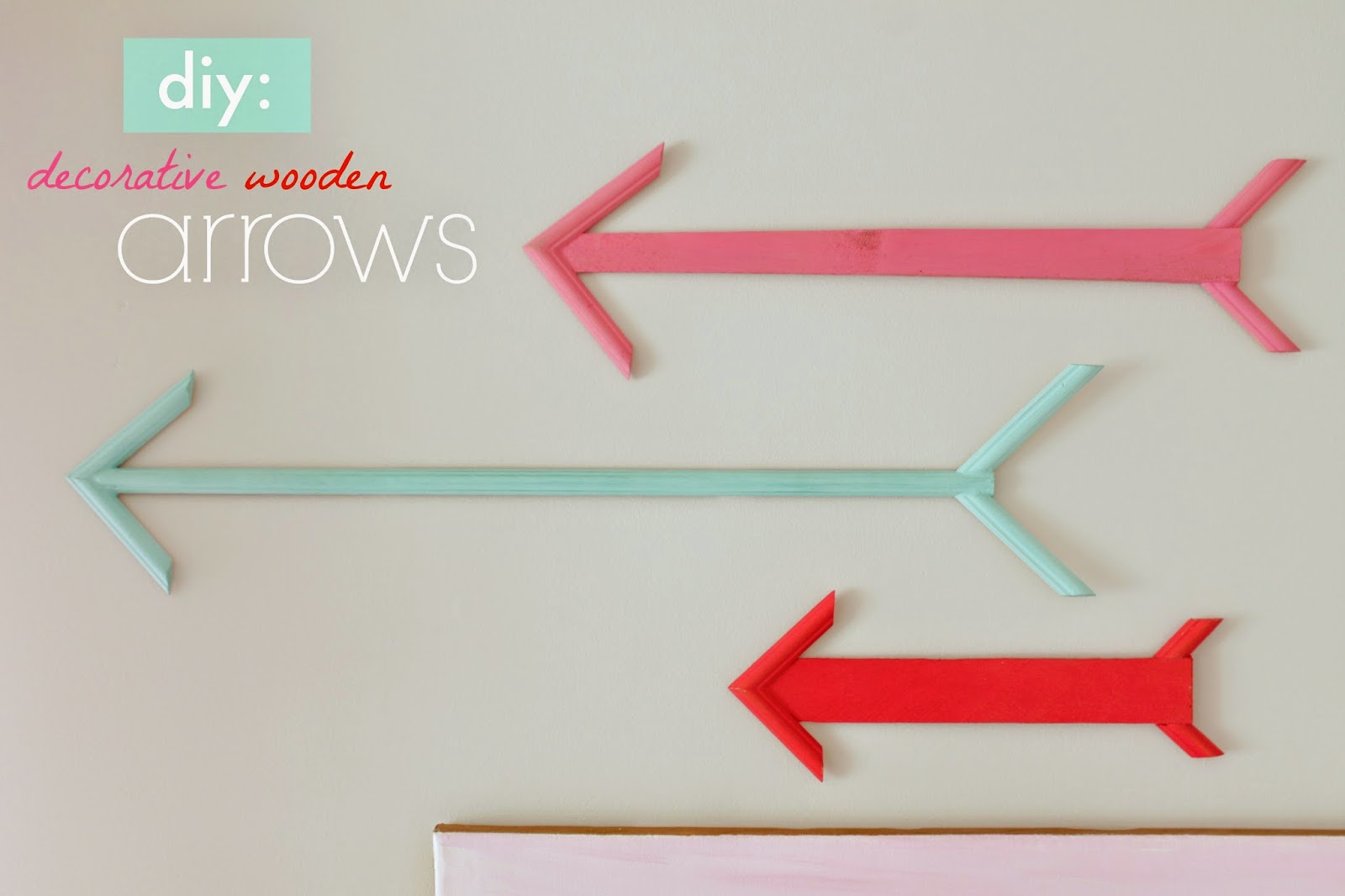 decorative wooden arrows