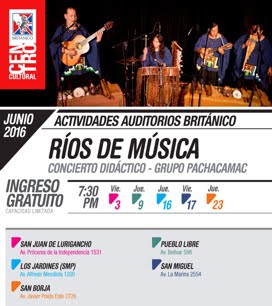 JUN 2016 / Concierto "RIOS DE MUSICA”