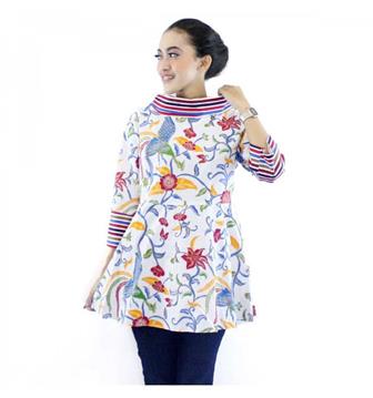 Model Batik Atasan Lengan Panjang