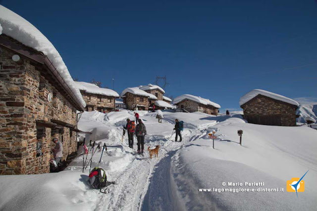 Monterecchio abbondantemente innevata Monterecchio abbondantemente innevata